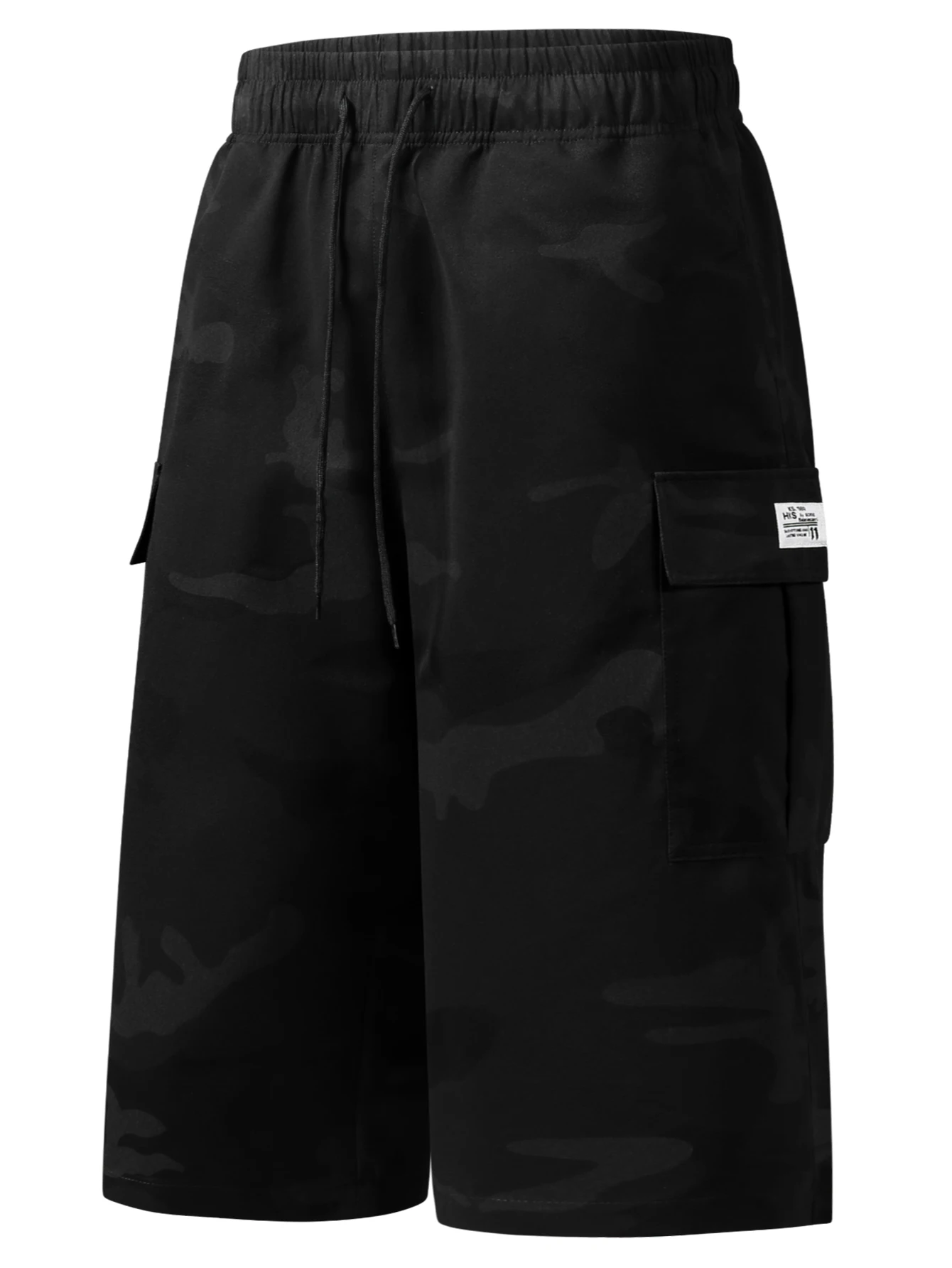 Men's Summer Dark Camouflage Work Shorts, Loose Straight-Leg Five-Point Shorts, Single Piece, with Drawstring Waistband and Three-Dimensional Pockets, Suitable for Outdoor Hiking, Functional Style Outfits, and Everyday Commuting
Men's Summer Dark Camouflage Work Shorts, Loose Straight-Leg Five-Point Shorts, Single Piece, with Drawstring Waistband and Three-Dimensional Pockets, Suitable for Outdoor Hiking, Functional Style Outfits, and Everyday Commuting