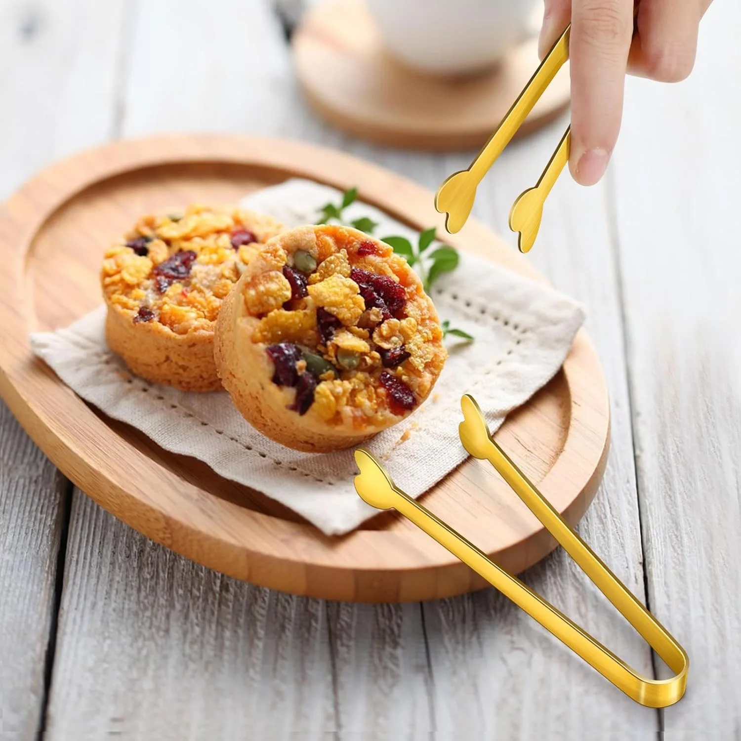 5pcs Tong Kitchen Appetizers Tong for Serving Food, Buffets, Coffee Bar, Tea Party, Desserts Party and Ice Bucket
5pcs Tong Kitchen Appetizers Tong for Serving Food, Buffets, Coffee Bar, Tea Party, Desserts Party and Ice Bucket