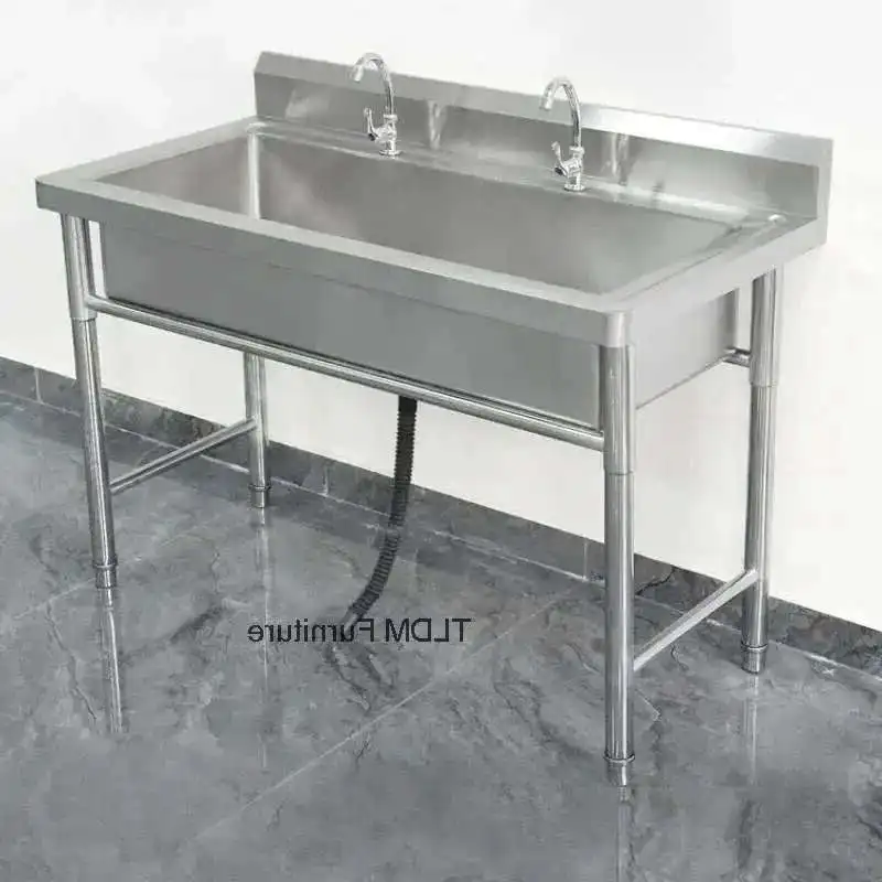 Коммерческие кухонные мойки из нержавеющей стали с кронштейном, одинарные мойки, интегрированные для ресторана, школы, умывальник на заказ GL
Коммерческие кухонные мойки из нержавеющей стали с кронштейном, одинарные мойки, интегрированные для ресторана, школы, умывальник на заказ GL
