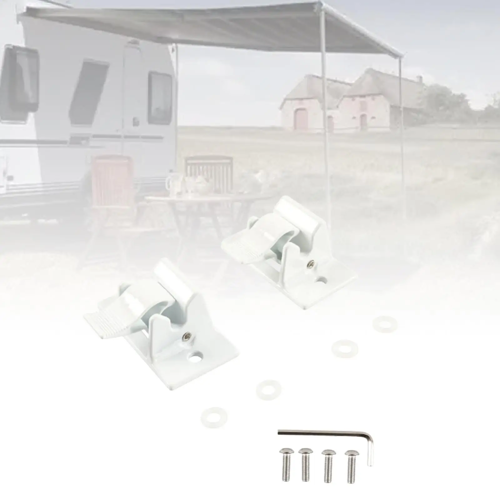 2x нижние монтажные кронштейны для навеса, простые в установке 3104653.005, аксессуары, устойчивые к атмосферным воздействиям, высокая производительность, прямая замена
2x нижние монтажные кронштейны для навеса, простые в установке 3104653.005, аксессуары, устойчивые к атмосферным воздействиям, высокая производительность, прямая замена