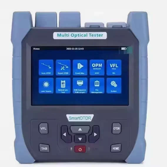 Nk5100 Smart-OTDR Оптический рефлектометр во временной области Pon с подсветкой Многофункциональный сервисный тест 3 длины волны 1310/1550/1625 нм 
Nk5100 Smart-OTDR Оптический рефлектометр во временной области Pon с подсветкой Многофункциональный сервисный тест 3 длины волны 1310/1550/1625 нм