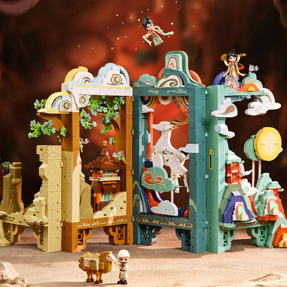 Idea Block Chinese History Ancient Culture Construction Building Brick Dunhuang Painting Wall Screen Educational Toys Collection
Idea Block Chinese History Ancient Culture Construction Building Brick Dunhuang Painting Wall Screen Educational Toys Collection