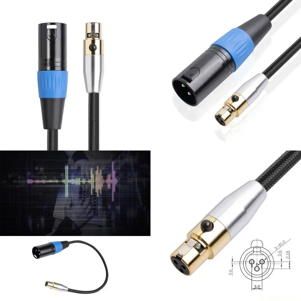E56B High Fidelitys XLR Женский Мужской балансный кабель с двойным экранированием и шумоподавлением для студийного оборудования
E56B High Fidelitys XLR Женский Мужской балансный кабель с двойным экранированием и шумоподавлением для студийного оборудования