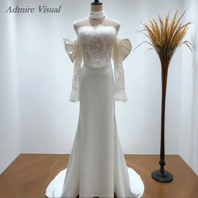 Admire Visual Wedding Dress Set Sheath Strapless Off The Shoulder With Detachable Sleeves Customized Bride Gowns
Admire Visual Wedding Dress Set Sheath Strapless Off The Shoulder With Detachable Sleeves Customized Bride Gowns