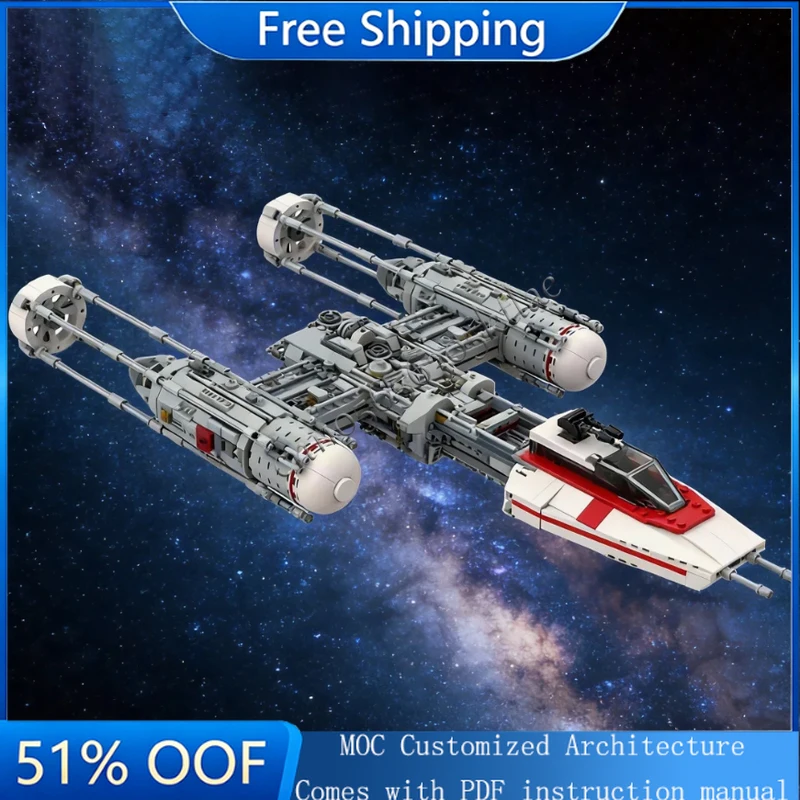 1802 PCS UCS Y-Wing Starfighter Clone Ryloth Base MOC Puzzle Model DIY Assembly Education Originality Children Toy Christma Gift
1802 PCS UCS Y-Wing Starfighter Clone Ryloth Base MOC Puzzle Model DIY Assembly Education Originality Children Toy Christma Gift
