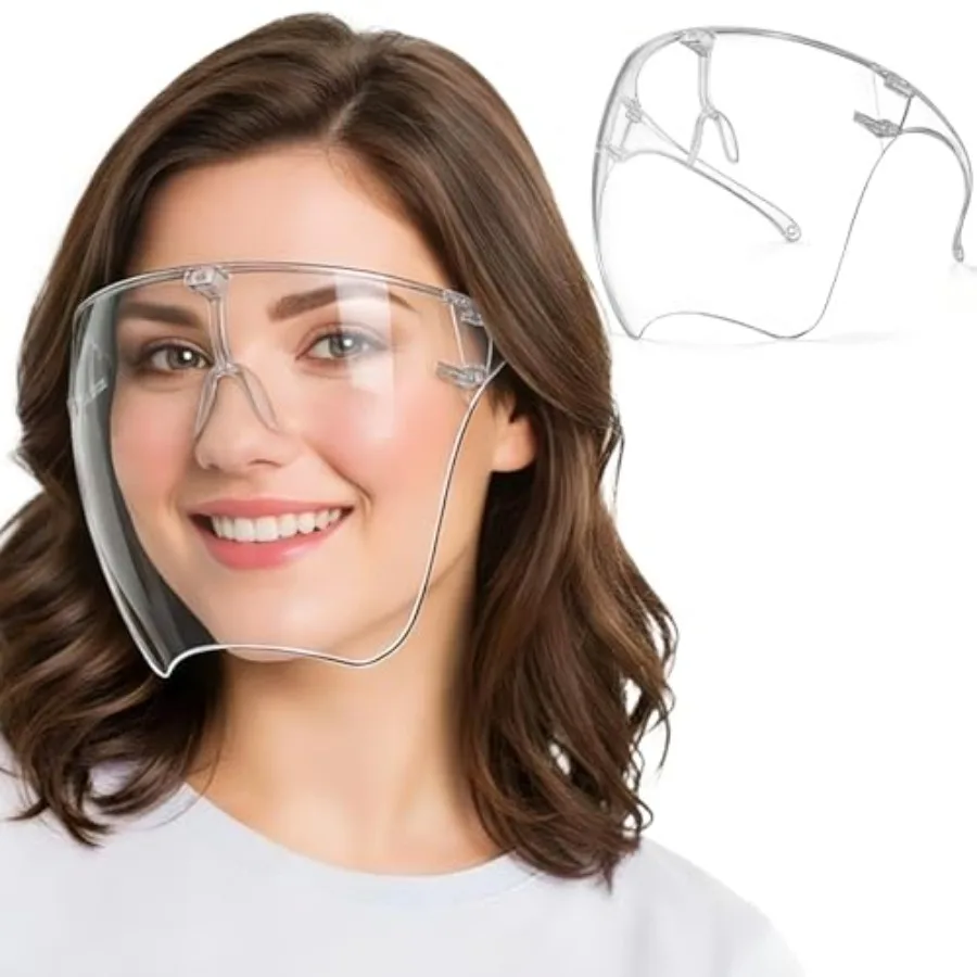 Face Mask for Nail Drill, Clear Mask Full Face Protection, Anti-Fogging/Spray/Exhaust Face Shield for Nail Art Tools Salon Stud
Face Mask for Nail Drill, Clear Mask Full Face Protection, Anti-Fogging/Spray/Exhaust Face Shield for Nail Art Tools Salon Stud