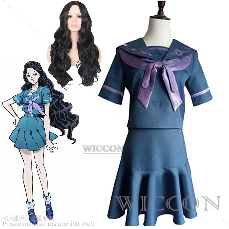 jo Anime Cos Yamagishi Yukako Cosplay Costumes Outfit Halloween Christmas Uniform Long Wig Bizarre Adventure Cosplay JK cos
jo Anime Cos Yamagishi Yukako Cosplay Costumes Outfit Halloween Christmas Uniform Long Wig Bizarre Adventure Cosplay JK cos