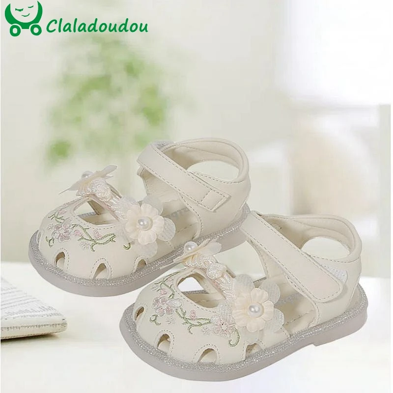 12-16cm Brand Baby Girls Sandals With Bowtie Retro Embroidered Flower Infant Beach Sandals Little Princess Summer Dress Shoes
12-16cm Brand Baby Girls Sandals With Bowtie Retro Embroidered Flower Infant Beach Sandals Little Princess Summer Dress Shoes