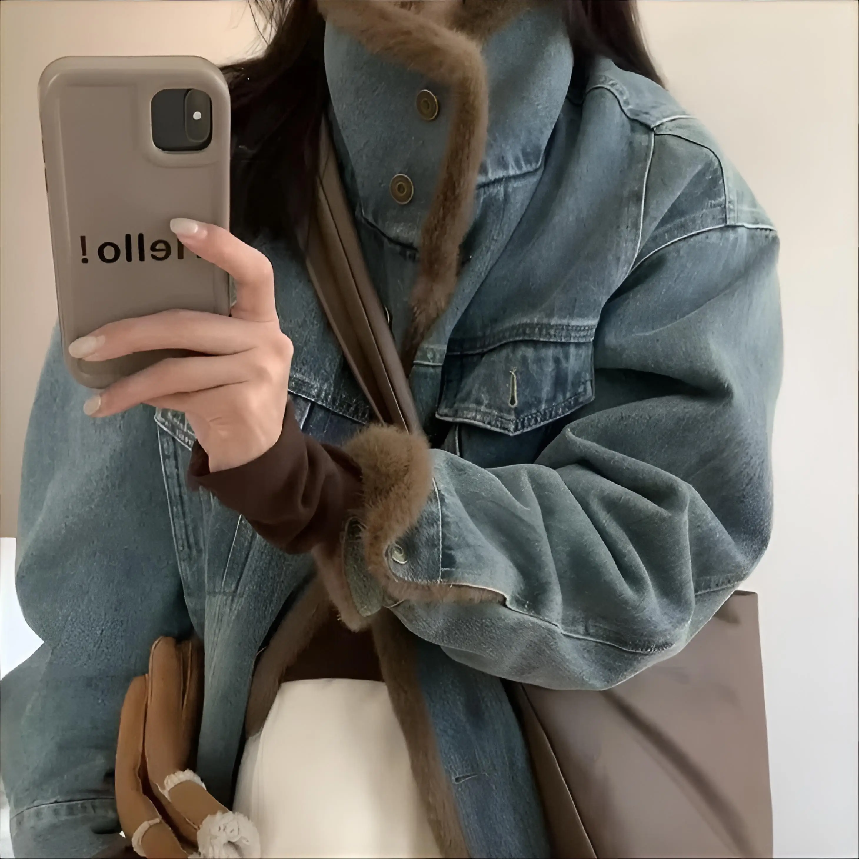 Джинсовое пальто для девочек, меховое плюшевое женское пальто, поздняя осень, ранняя зима, облегающее платье в форме сердца для девочек, праздничное, легкое, против морщин, Y2K
Джинсовое пальто для девочек, меховое плюшевое женское пальто, поздняя осень, ранняя зима, облегающее платье в форме сердца для девочек, праздничное, легкое, против морщин, Y2K