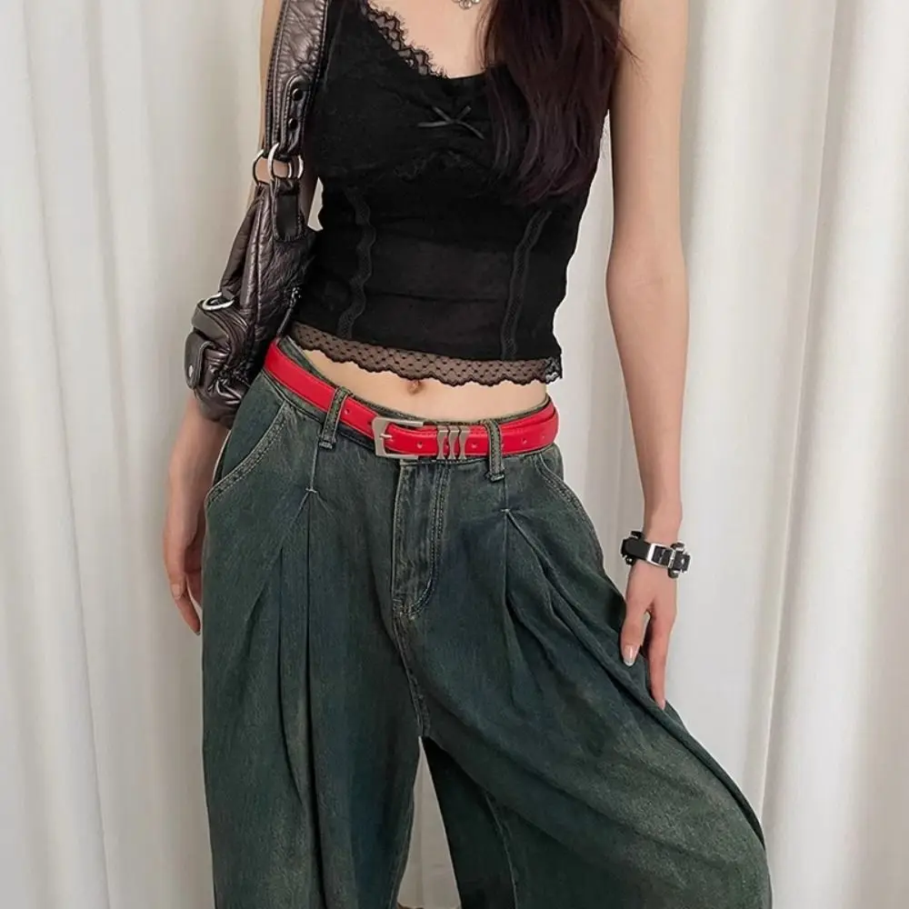 Fashion Designer Women's Belt Luxury PU Leather Metal Buckle Waist Belt Red Black White Casual Dress Jeans Belt Spicy Girls
Fashion Designer Women's Belt Luxury PU Leather Metal Buckle Waist Belt Red Black White Casual Dress Jeans Belt Spicy Girls