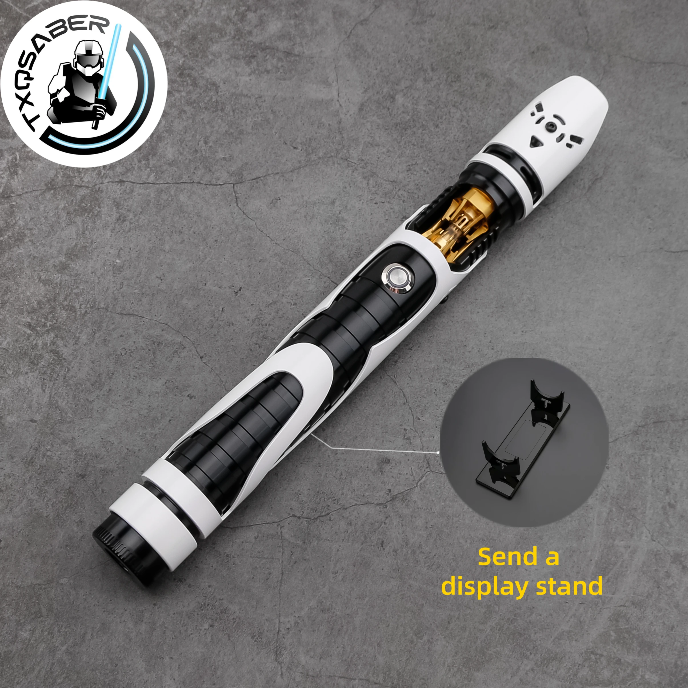 TXQSABER Lightsaber Soldier SNV4 no Blade Metal Hilt Smooth Swing FOC Blaster Heavy Dueling Lightsaber for Adult Cosplay Toys
TXQSABER Lightsaber Soldier SNV4 no Blade Metal Hilt Smooth Swing FOC Blaster Heavy Dueling Lightsaber for Adult Cosplay Toys