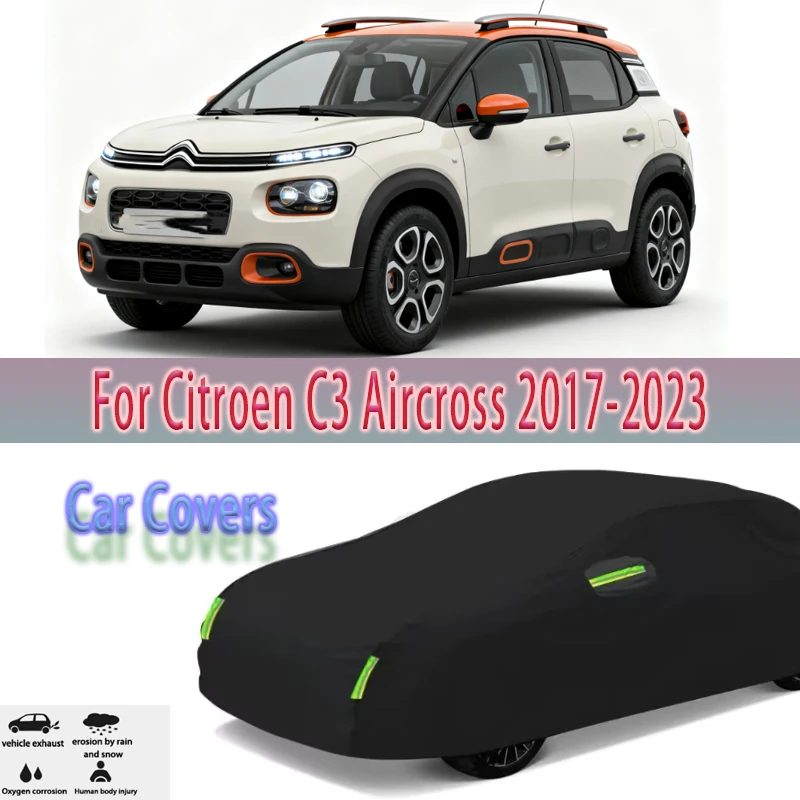 For Citroen C3 Aircross 2017-2023 Outdoor Protection Full Car Covers Snow Cover Sunshade Waterproof Dustproof Exterior
For Citroen C3 Aircross 2017-2023 Outdoor Protection Full Car Covers Snow Cover Sunshade Waterproof Dustproof Exterior