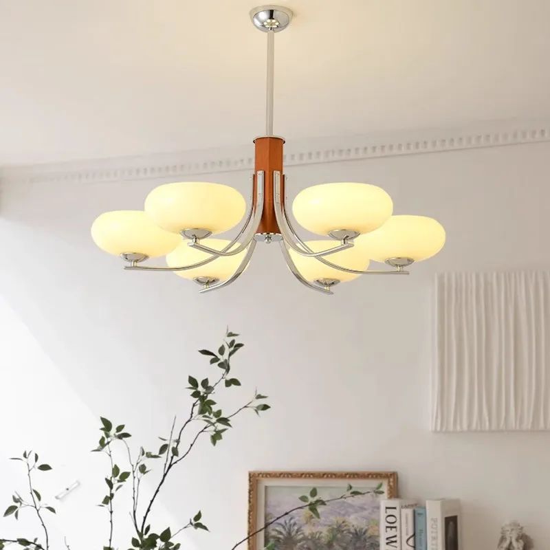 Solid wood creative living room chandelier, dining room, bedroom, study, modern simple glass chandelier
Solid wood creative living room chandelier, dining room, bedroom, study, modern simple glass chandelier