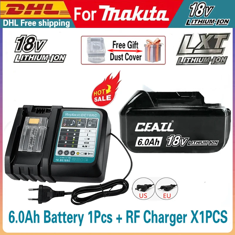 Для литиевой аккумуляторной батареи Makita 18 В, 6,0 Ач BL1860, BL1850, BL1850b, BL1840, BL1815, оригинальная батарея для инструментов.
Для литиевой аккумуляторной батареи Makita 18 В, 6,0 Ач BL1860, BL1850, BL1850b, BL1840, BL1815, оригинальная батарея для инструментов.