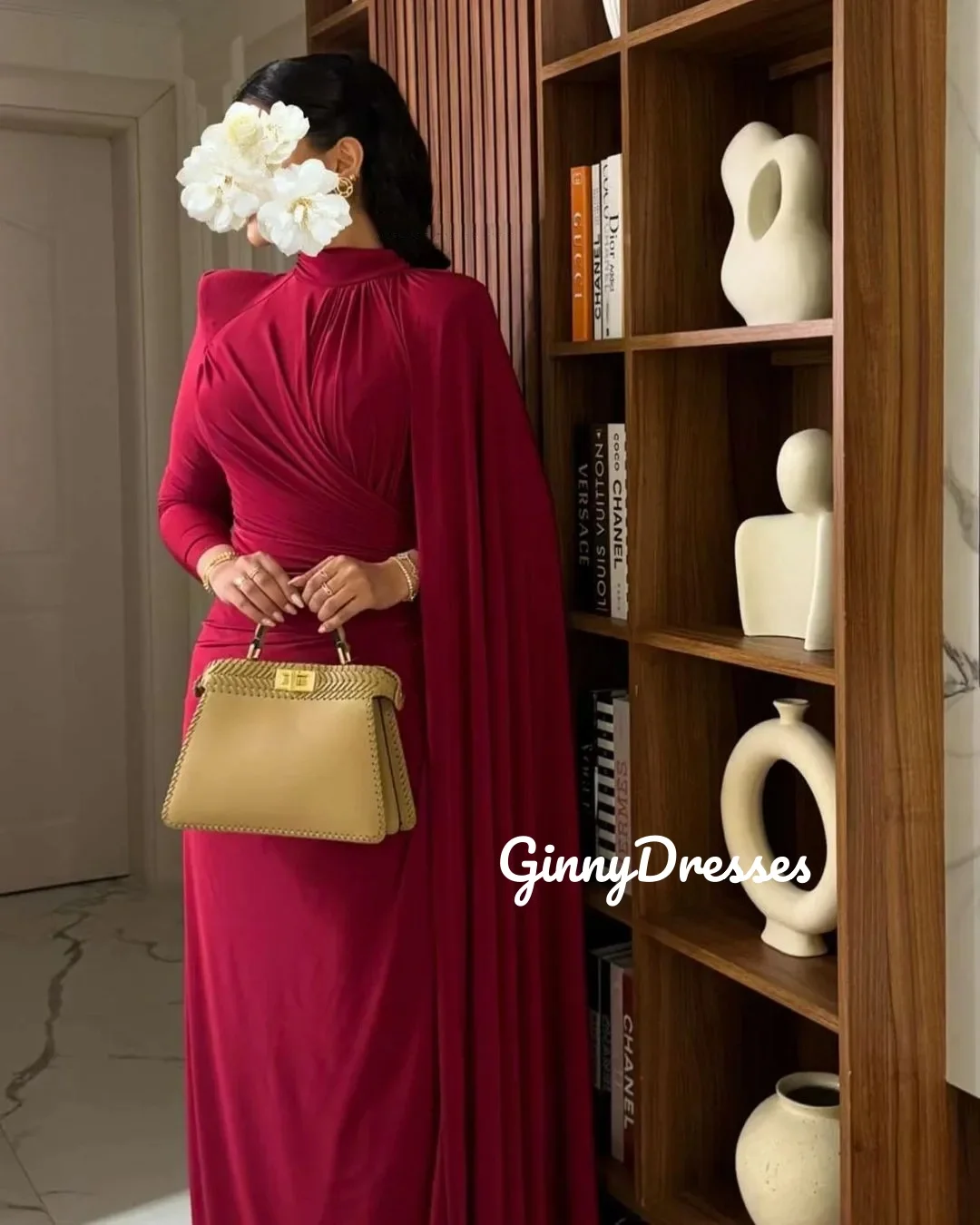 Vestidos De Festa Customize Red Column Scoop Neckline Dress Women Elegant Luxury Floor-Length Ruffle Long Sleeves Dubai Luxury
Vestidos De Festa Customize Red Column Scoop Neckline Dress Women Elegant Luxury Floor-Length Ruffle Long Sleeves Dubai Luxury
