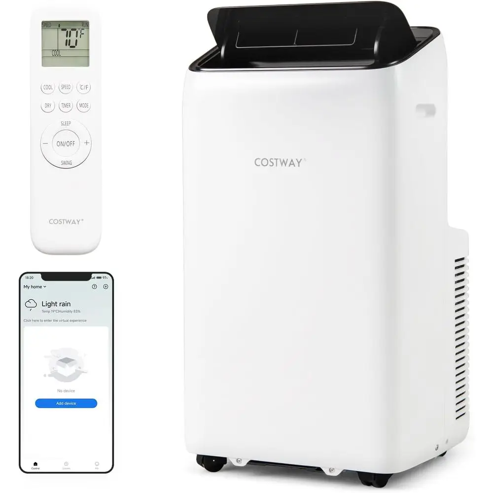 Портативный кондиционер мощностью 14000 BTU, энергосберегающее устройство 3-в-1 для помещений площадью 650 кв. футов. Комнатные умные утюг-гладильщики, режим сна, 24-часовой таймер, дистанционное управление и Wi-Fi
Портативный кондиционер мощностью 14000 BTU, энергосберегающее устройство 3-в-1 для помещений площадью 650 кв. футов. Комнатные умные утюг-гладильщики, режим сна, 24-часовой таймер, дистанционное управление и Wi-Fi
