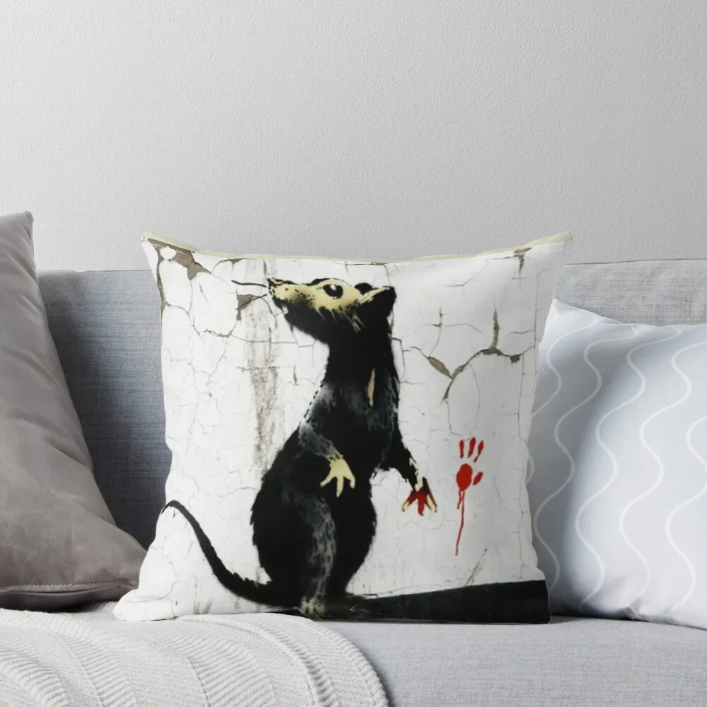 Fitzrovia Rat by Banksy Throw Pillow Decorative Cushions Covers For Sofas pillow pillowcase pillows decor home pillow
Fitzrovia Rat by Banksy Throw Pillow Decorative Cushions Covers For Sofas pillow pillowcase pillows decor home pillow