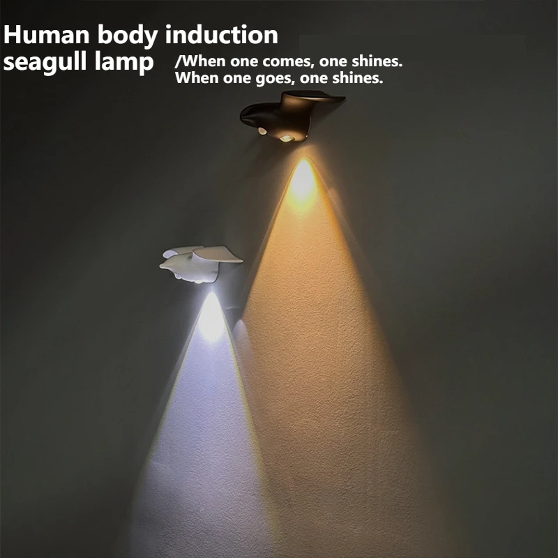 New Pattern Seagull Lamp Human Induction USB charging Hallway stair Light Outdoor Indoor Decor Light Portable lighting fixtures
New Pattern Seagull Lamp Human Induction USB charging Hallway stair Light Outdoor Indoor Decor Light Portable lighting fixtures