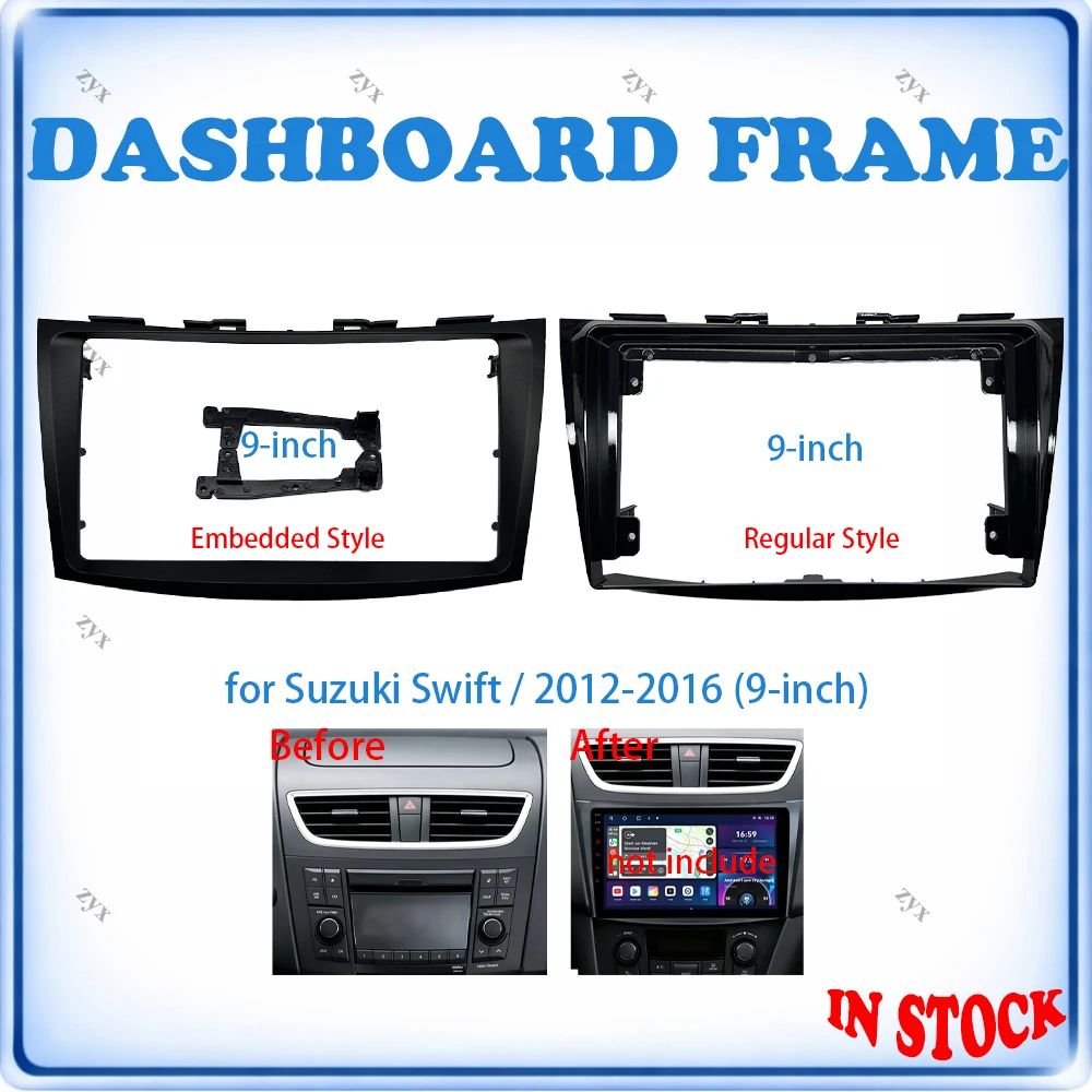 Car Radio Fascia Frame For Suzuki Swift 2012-2016 9 inch Wiring Harness Power Cable Car Accessories Plug & Play
Car Radio Fascia Frame For Suzuki Swift 2012-2016 9 inch Wiring Harness Power Cable Car Accessories Plug & Play