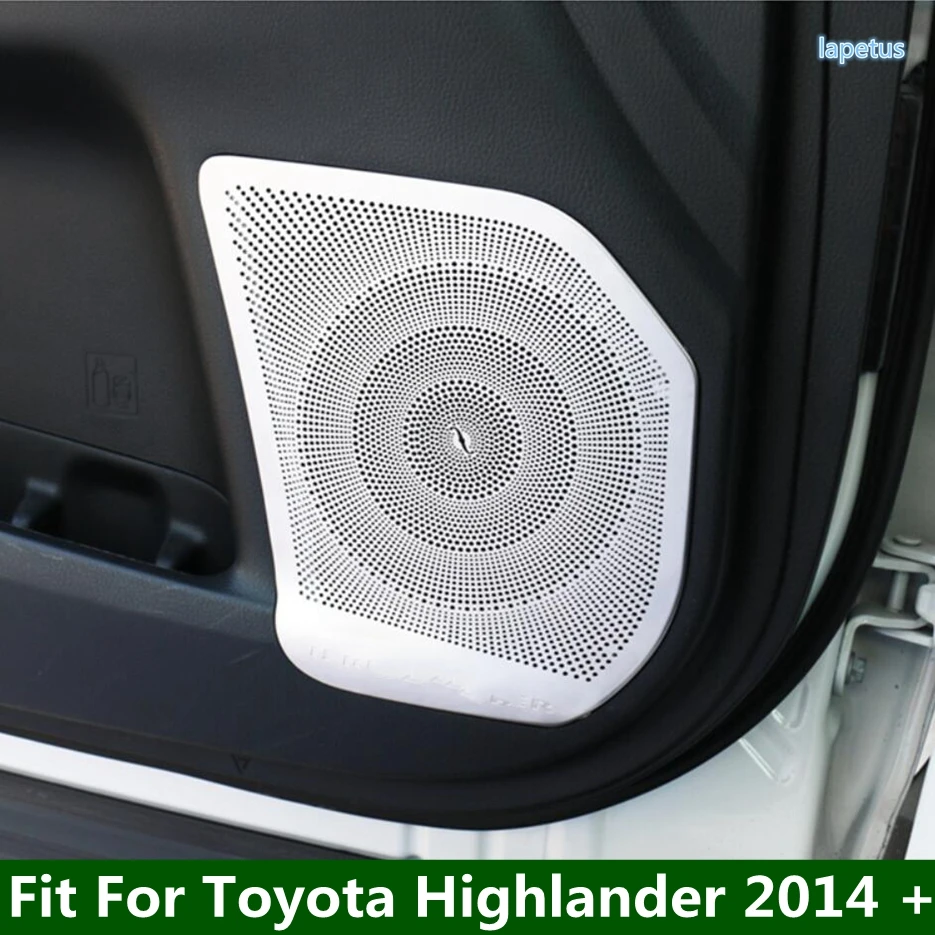 Car Door Panel Speaker Stereo Sound Cover Decorative Molding Trim Fit For Toyota Highlander 2014 - 2019 Black / Silver Interior
Car Door Panel Speaker Stereo Sound Cover Decorative Molding Trim Fit For Toyota Highlander 2014 - 2019 Black / Silver Interior