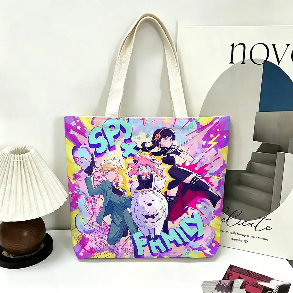 Cute Anime SPY X FAMILY Printed Canvas Tote Bag Shoulder Bag Commuter Mommy Shopping Bag
Cute Anime SPY X FAMILY Printed Canvas Tote Bag Shoulder Bag Commuter Mommy Shopping Bag