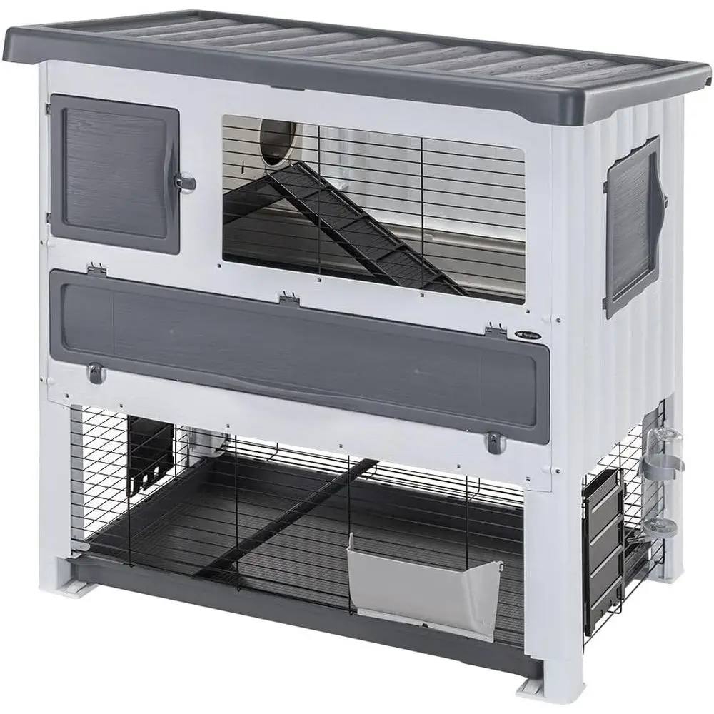 Grand Lodge 120 Plus Rabbit Hutch, 115.5 x 73 x 117 cm, Grey
Grand Lodge 120 Plus Rabbit Hutch, 115.5 x 73 x 117 cm, Grey