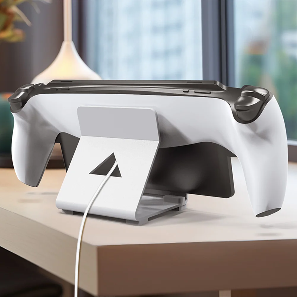 Desktop Handheld Game Console Holder with Anti-Slip Silicone Pad Tablets Stand Game Machine Stand for PS5 Portal Steam Deck
Desktop Handheld Game Console Holder with Anti-Slip Silicone Pad Tablets Stand Game Machine Stand for PS5 Portal Steam Deck