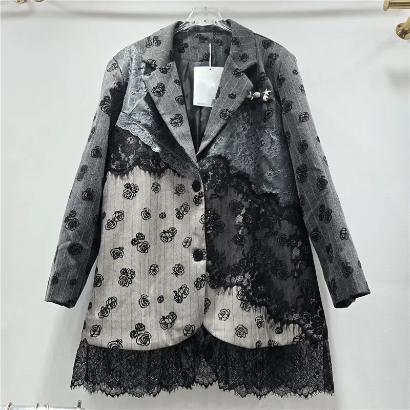 SuperAen 2026 Spring and Summer New European and American Style Fashionable and Elegant Patchwork Lace Plaid Women's Coat Suits
SuperAen 2026 Spring and Summer New European and American Style Fashionable and Elegant Patchwork Lace Plaid Women's Coat Suits