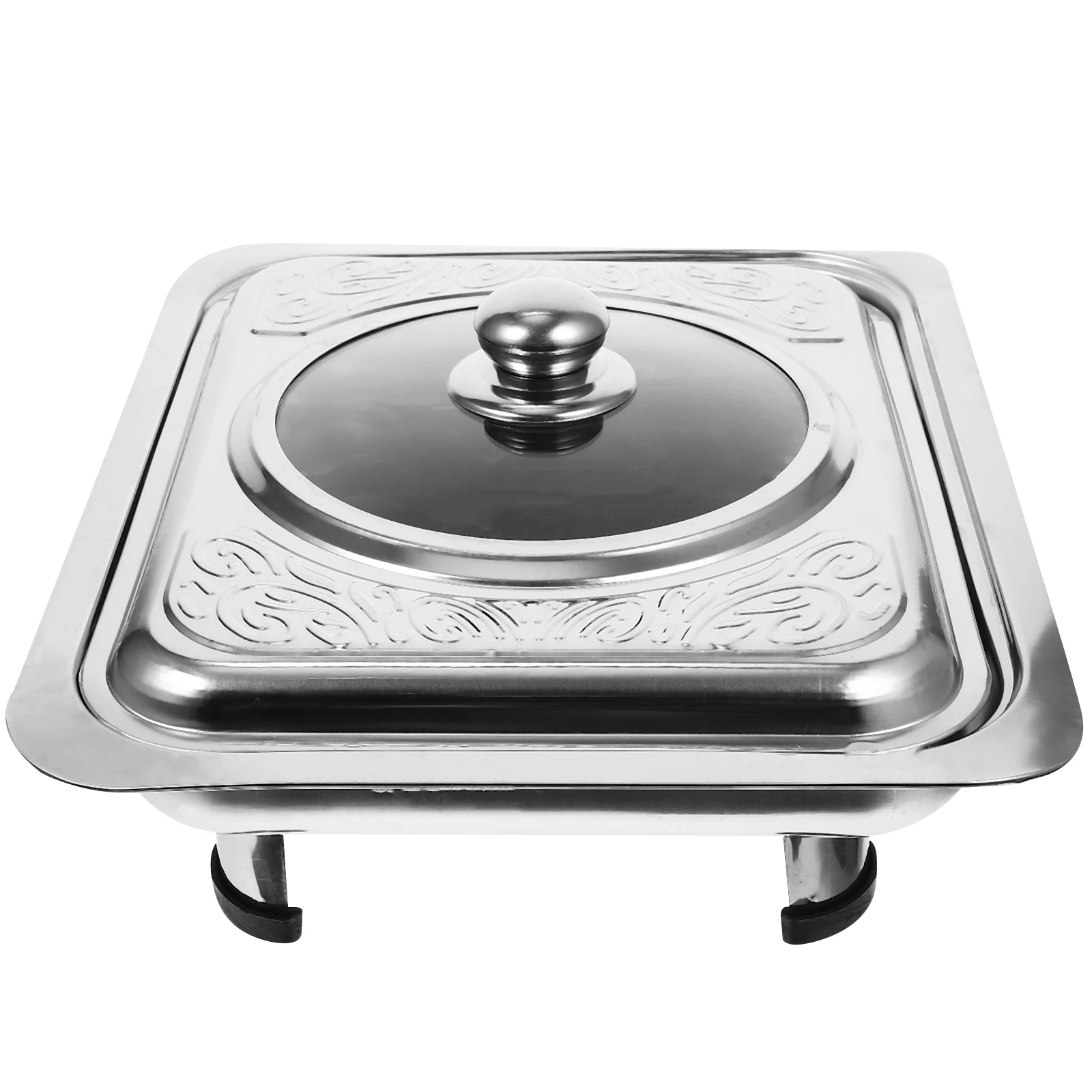 Rectangular Dinner Plate Cover Catering Chafing Dish Steel Platters Tray Banquet
Rectangular Dinner Plate Cover Catering Chafing Dish Steel Platters Tray Banquet