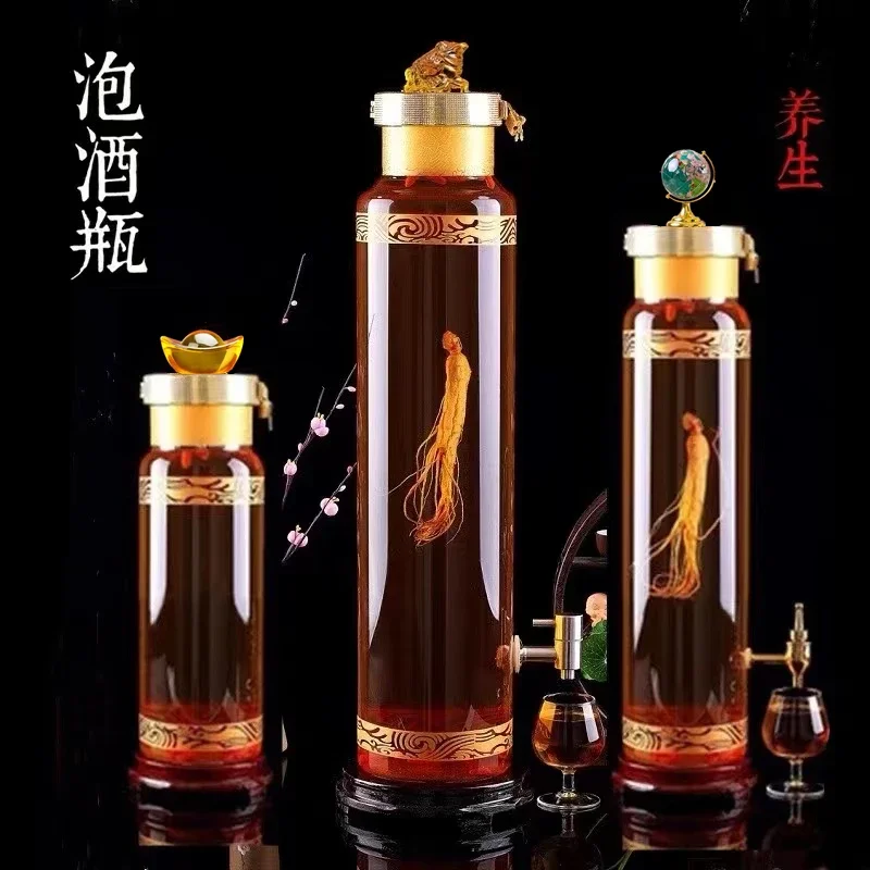 wine sealed ginseng wine fermentation tank with faucet, high-end medicinal wine fire extinguisher bottle for household use
wine sealed ginseng wine fermentation tank with faucet, high-end medicinal wine fire extinguisher bottle for household use