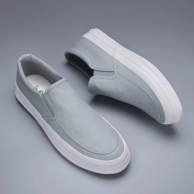 Men's Casual Slip-on Breathable Canvas Loafers Shoes Non-Slip Walking Shoes Fashion Lightweight Comfortable Sneakers for Male
Men's Casual Slip-on Breathable Canvas Loafers Shoes Non-Slip Walking Shoes Fashion Lightweight Comfortable Sneakers for Male