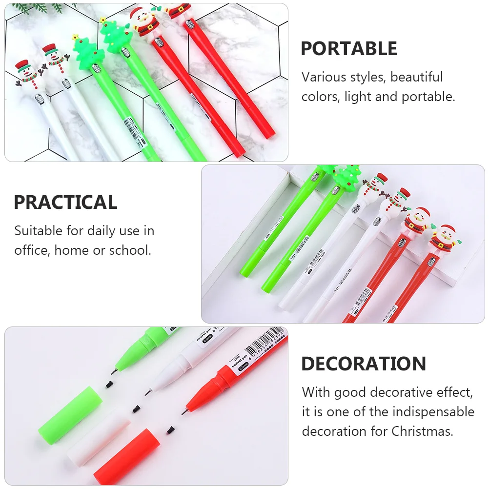 1Set Luminous Christmas Gel Pens 0.5mm Santa Claus Design Fun Creative Gifts for Children Students Office School Supplies
1Set Luminous Christmas Gel Pens 0.5mm Santa Claus Design Fun Creative Gifts for Children Students Office School Supplies