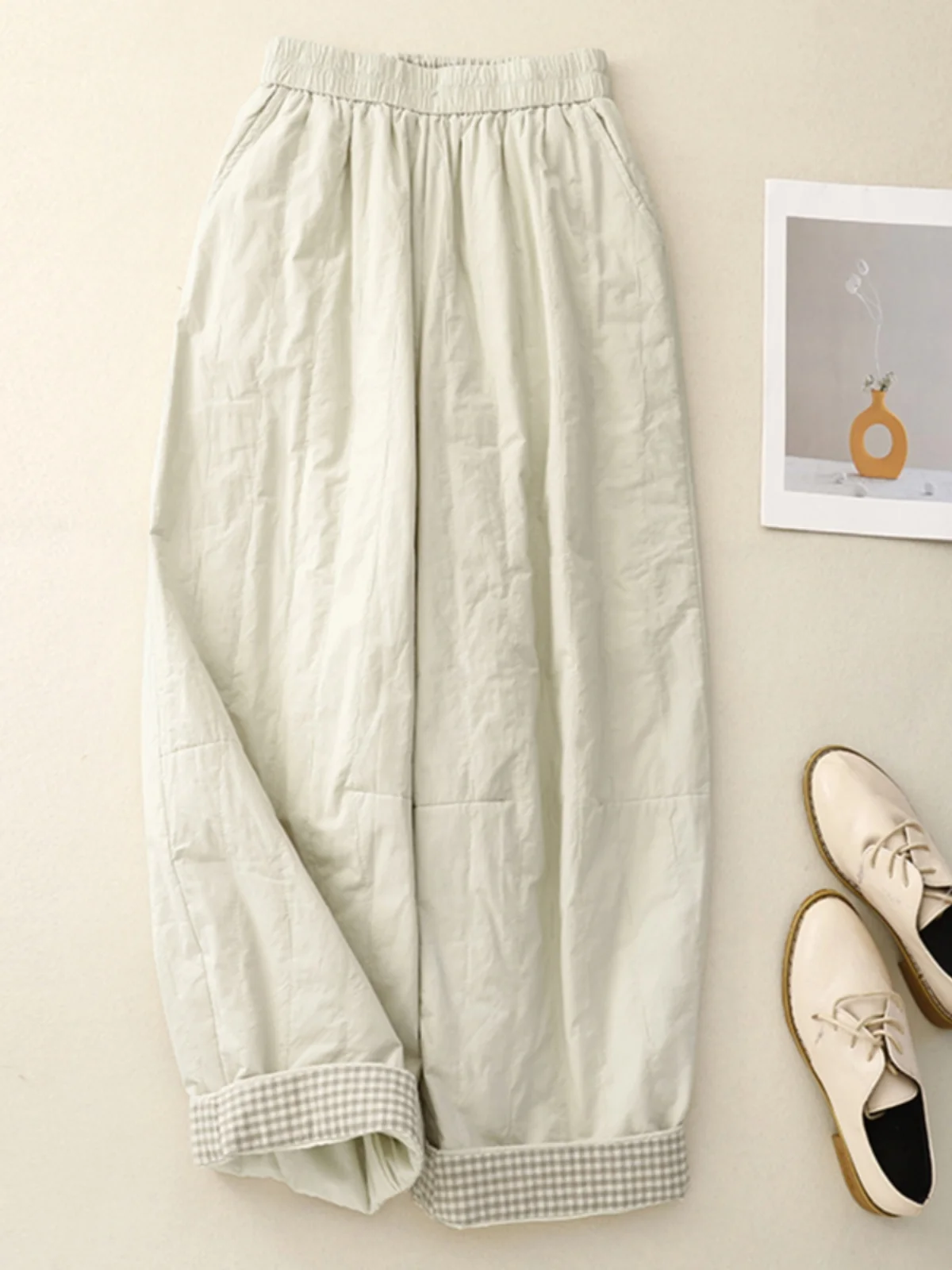Retro Japanese Style Wide Leg Cotton Pants Elastic Waist Creative Crease Casual Versatile Trousers for And Pear Shaped ...
Retro Japanese Style Wide Leg Cotton Pants Elastic Waist Creative Crease Casual Versatile Trousers for And Pear Shaped ...