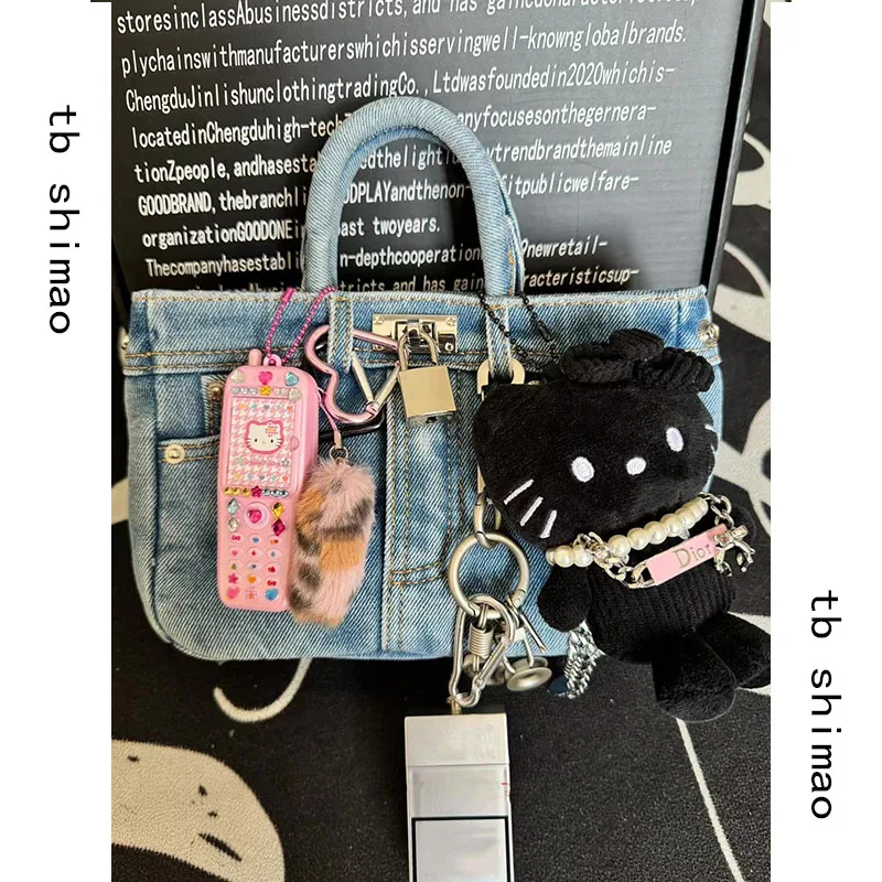 Canvas Denim Key Bag Crossbody Bag Vintage Handbag Small Women's Bag Casual Sle Summer Trend Youth Faion
Canvas Denim Key Bag Crossbody Bag Vintage Handbag Small Women's Bag Casual Sle Summer Trend Youth Faion