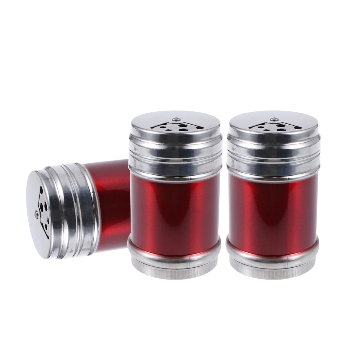 3Pcs Spice Shaker Jar Stainless Steel Kitchen Seasoning Cans Sugar Pepper BBQ DustProof SpaceSaving OutdoorGrill
3Pcs Spice Shaker Jar Stainless Steel Kitchen Seasoning Cans Sugar Pepper BBQ DustProof SpaceSaving OutdoorGrill