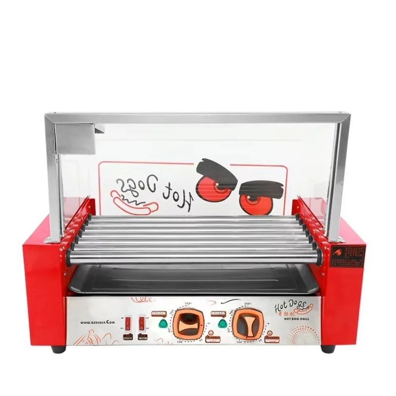 Commercial 220V Snack Machine Electric Stainless Steel 7 Rollers Hot Dog Machine
Commercial 220V Snack Machine Electric Stainless Steel 7 Rollers Hot Dog Machine