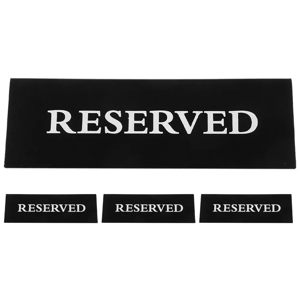 4pcs Acrylic Reserved Table Signs Wedding Seating Reservation Table Tent Markers For Events Restaurants Hotels Decor
4pcs Acrylic Reserved Table Signs Wedding Seating Reservation Table Tent Markers For Events Restaurants Hotels Decor