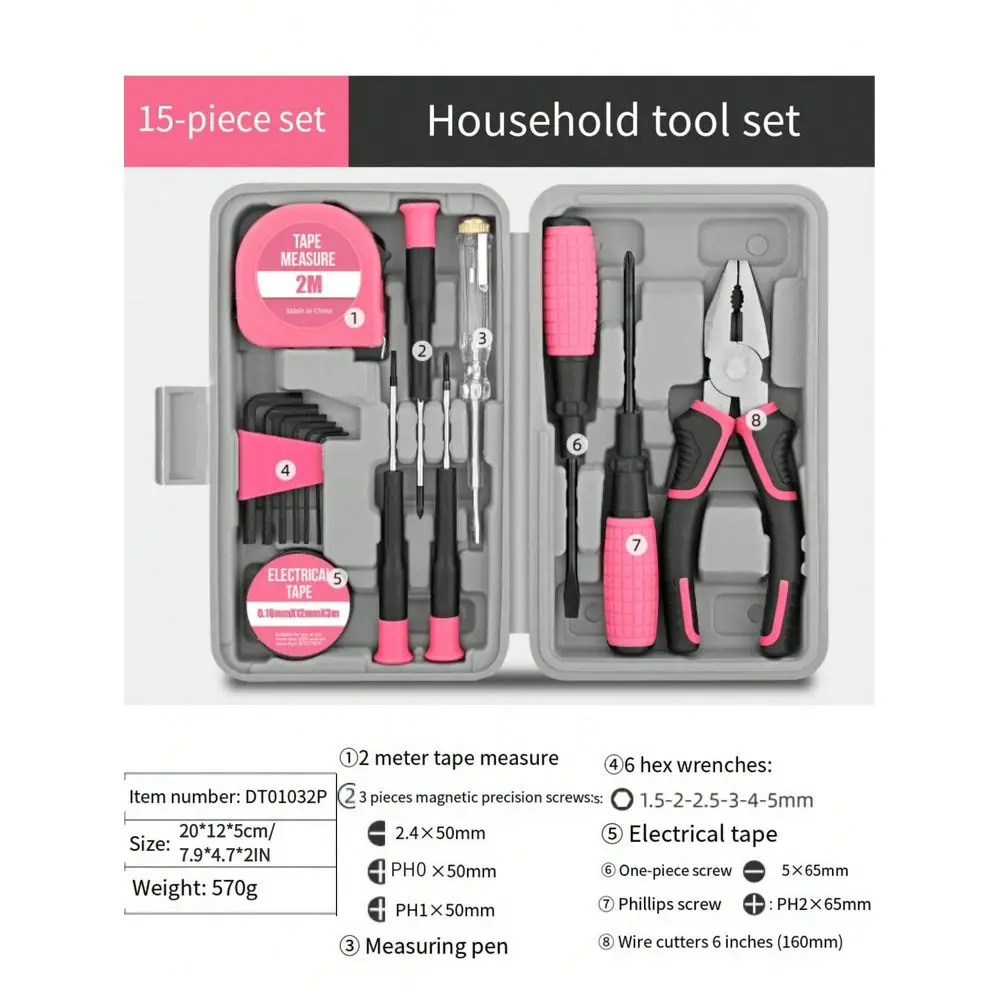 24 15 18 20 Piece High Quality Tool Set, Complete Manual Repair And Maintenance Tool Kit For Home Furniture, Automotive, Daily
24 15 18 20 Piece High Quality Tool Set, Complete Manual Repair And Maintenance Tool Kit For Home Furniture, Automotive, Daily