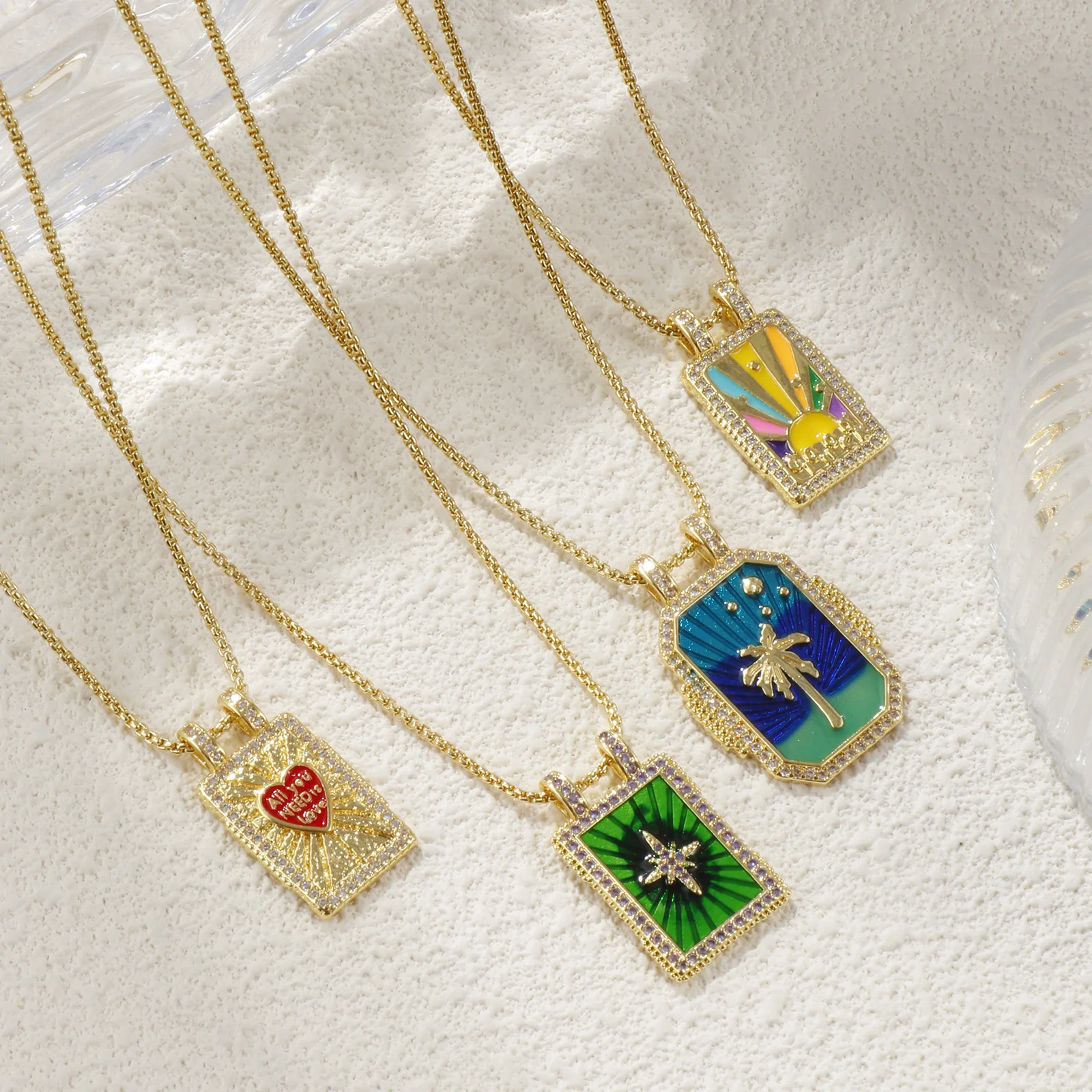 Retro 18K Real Gold Plated Ethnic Cactus Pendant Necklace Jewelry Brass Coconut Tree Heart Charm Necklace For Women Gift 45cm
Retro 18K Real Gold Plated Ethnic Cactus Pendant Necklace Jewelry Brass Coconut Tree Heart Charm Necklace For Women Gift 45cm