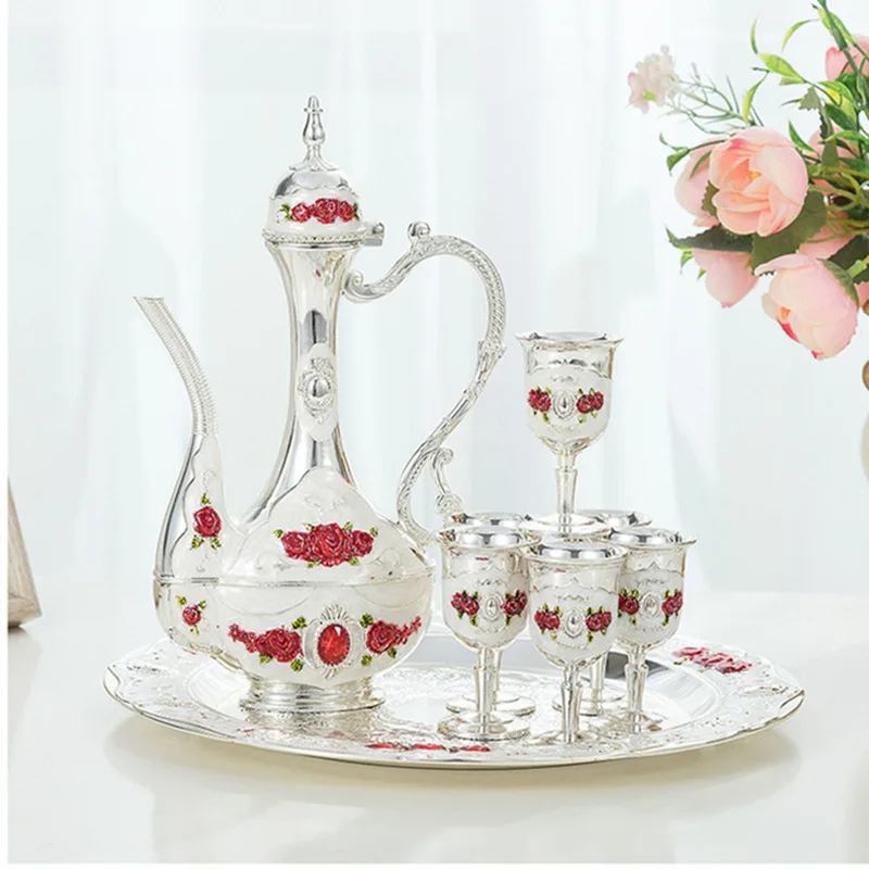 Creative Upscale Practical Small Flat Wine Set Luxury Wine Set Wine Pot Gold Home Home Bar Bar Set Bar Accessories
Creative Upscale Practical Small Flat Wine Set Luxury Wine Set Wine Pot Gold Home Home Bar Bar Set Bar Accessories