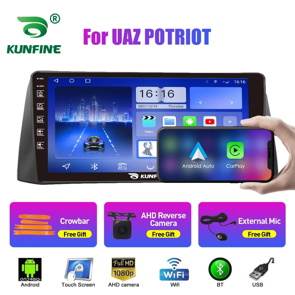 Автомобильный радиоприемник для UAZ POTRIOT Octa Core 2Din Android Восьмиядерный автомобильный стерео DVD GPS-навигатор Плеер Мультимедиа Android Auto Carplay
Автомобильный радиоприемник для UAZ POTRIOT Octa Core 2Din Android Восьмиядерный автомобильный стерео DVD GPS-навигатор Плеер Мультимедиа Android Auto Carplay