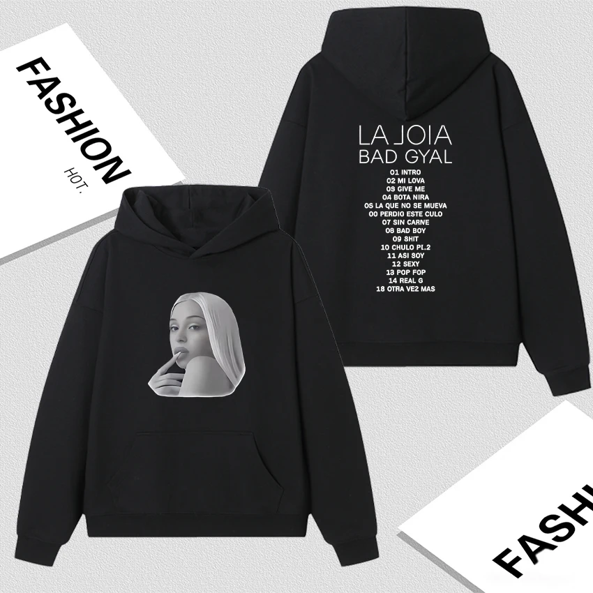 Худи с графическим принтом Singer Bad Gyal Tour 2026 для мужчин и женщин, в стиле Харадзюку, повседневные, винтажные, осенне-зимние, с длинным рукавом
Худи с графическим принтом Singer Bad Gyal Tour 2026 для мужчин и женщин, в стиле Харадзюку, повседневные, винтажные, осенне-зимние, с длинным рукавом