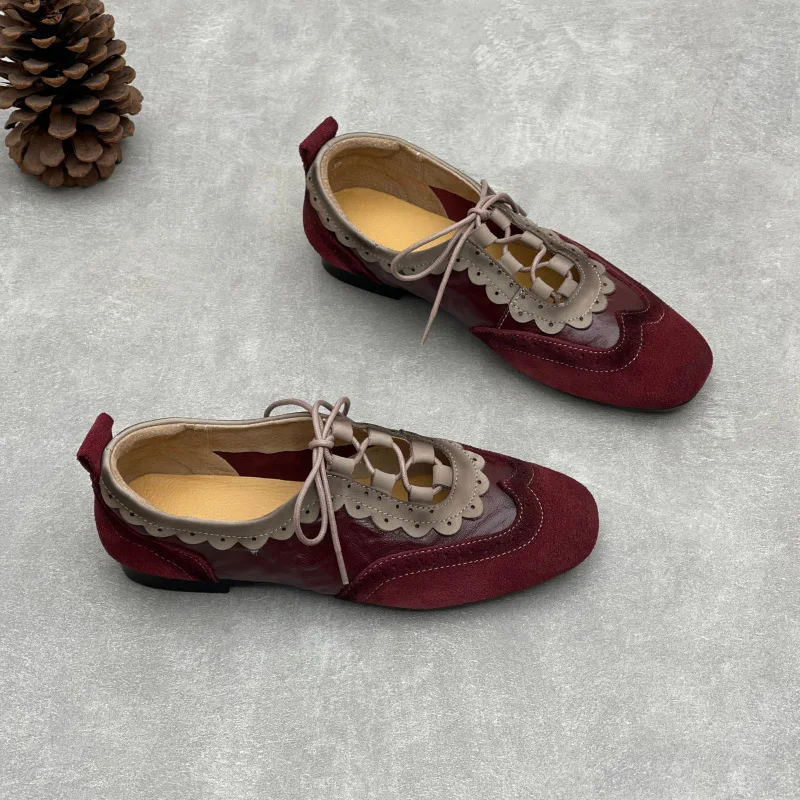 Retro Round-toe Low-top Flat Leather Lace-up Women's Loafers That Are Versatile and Suitable for All Occasions
Retro Round-toe Low-top Flat Leather Lace-up Women's Loafers That Are Versatile and Suitable for All Occasions