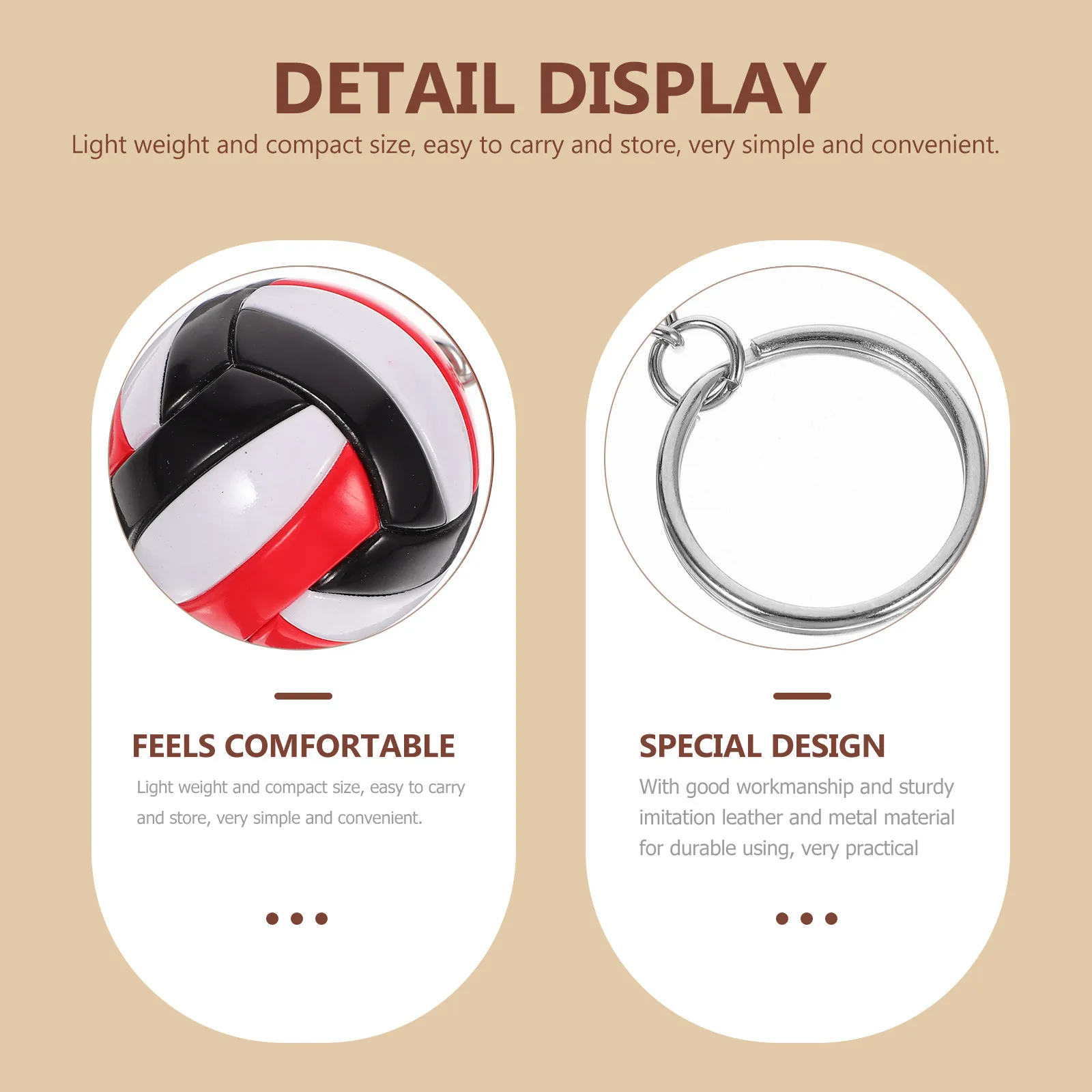 Брелок-подвеска для ключей в виде волейбольного мяча, легкий, компактный, в спортивном стиле, с имитацией металлической отделки, для сумок и рюкзаков
Брелок-подвеска для ключей в виде волейбольного мяча, легкий, компактный, в спортивном стиле, с имитацией металлической отделки, для сумок и рюкзаков