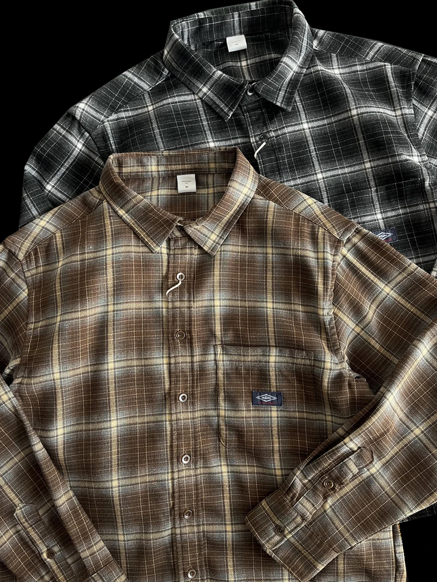 Trendy Plaid Long Sve irt Loose Fit Retro Collar Japanese Sle Spring Autumn ex Breathable Antibacterial Sun Protec...
Trendy Plaid Long Sve irt Loose Fit Retro Collar Japanese Sle Spring Autumn ex Breathable Antibacterial Sun Protec...