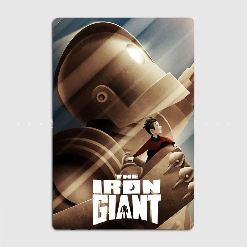THE IRON GIANT Cartoon Movie Retro Metal Poster Sign Garage Club Mural Bedroom Bar Wall Room Decoration Home Decor
THE IRON GIANT Cartoon Movie Retro Metal Poster Sign Garage Club Mural Bedroom Bar Wall Room Decoration Home Decor