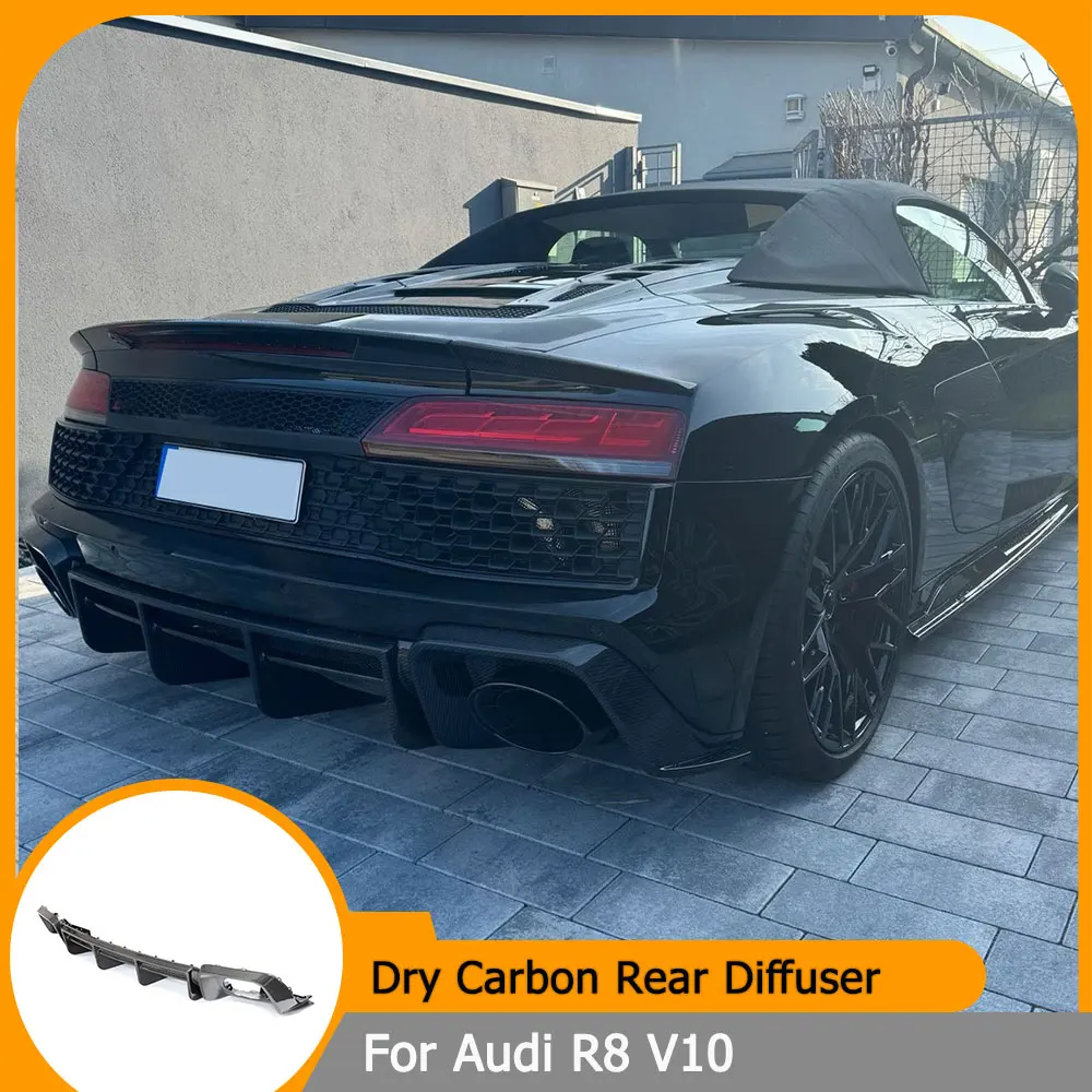 Сухой карбоновый задний бампер автомобиля, диффузор, спойлер для Audi R8 V10 Coupe 2023, карбоновый диффузор, комплект заднего кузова
Сухой карбоновый задний бампер автомобиля, диффузор, спойлер для Audi R8 V10 Coupe 2023, карбоновый диффузор, комплект заднего кузова