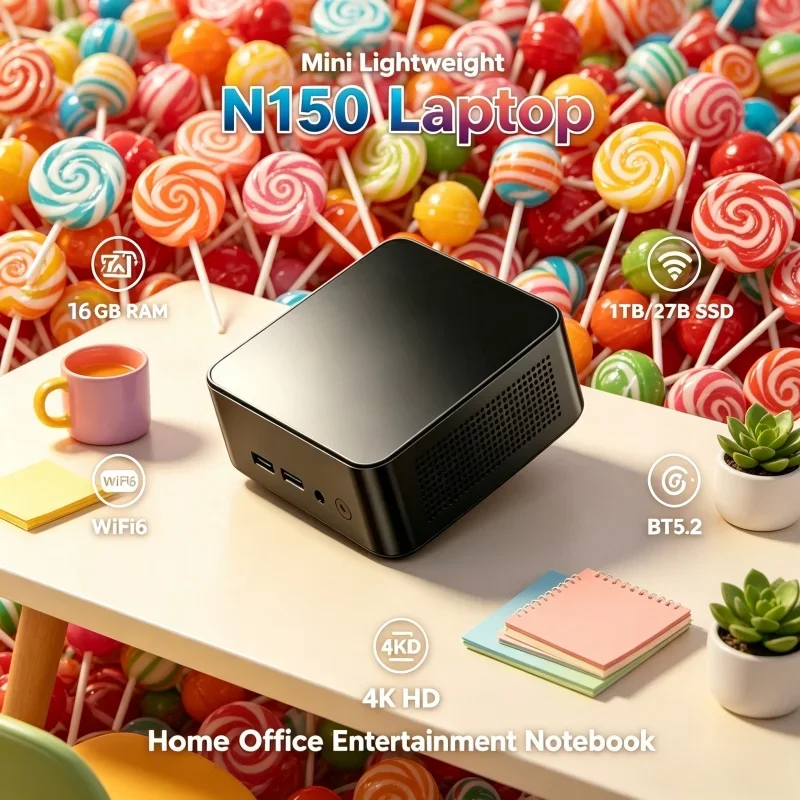 2026 Portable Stylish Slim N150 Laptop Win11 Pro Best Ample Storage 4K Screen WiFi6 Bluetooth Dual-use for Work & Entertainment
2026 Portable Stylish Slim N150 Laptop Win11 Pro Best Ample Storage 4K Screen WiFi6 Bluetooth Dual-use for Work & Entertainment