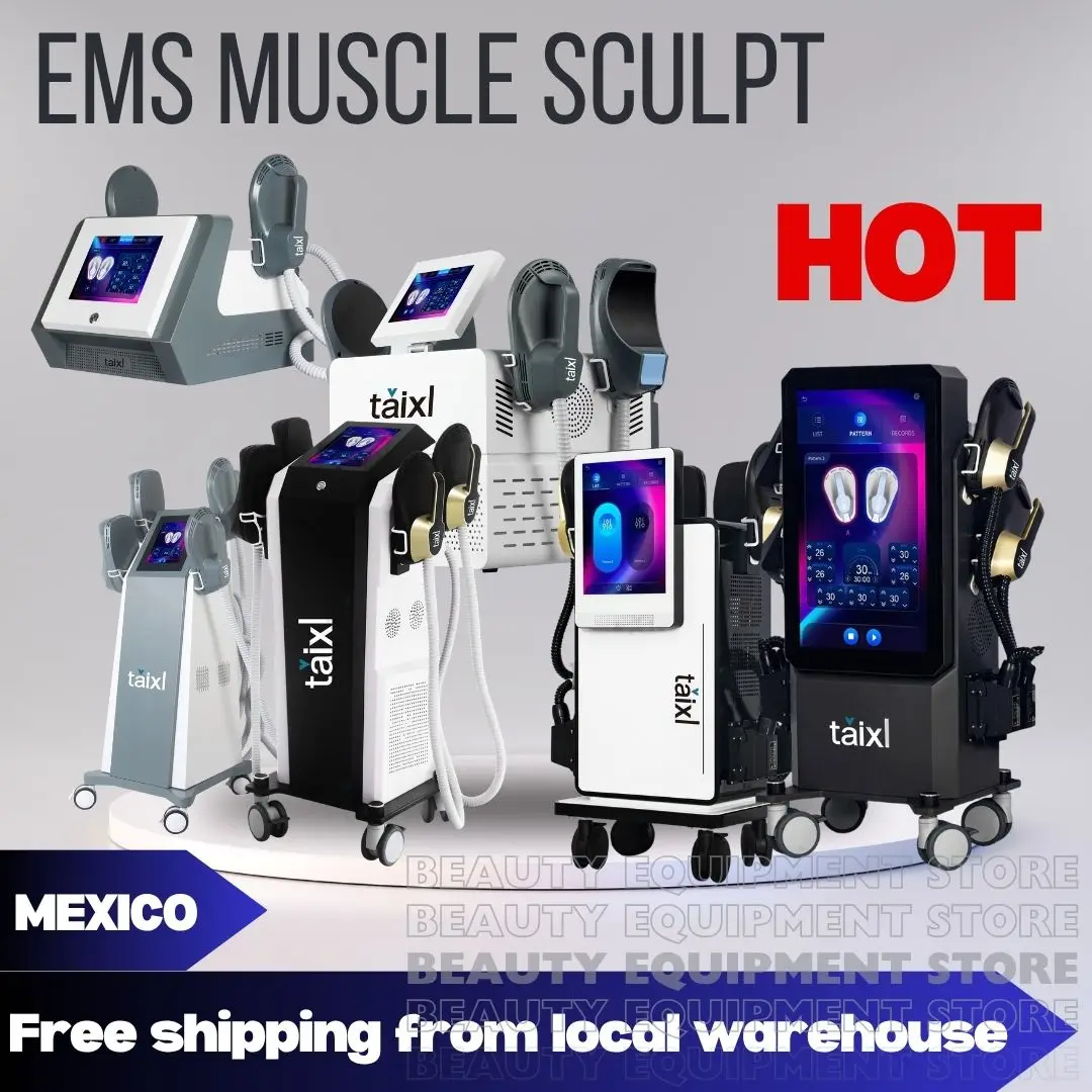 EMS TAIXL Neo RF Fat Burning Body Slimming Build Muscle Machine EMS Nova Sculpting Tighten muscles Free shipping to Mexico
EMS TAIXL Neo RF Fat Burning Body Slimming Build Muscle Machine EMS Nova Sculpting Tighten muscles Free shipping to Mexico