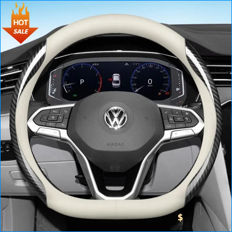 Leather Car Steering Wheel Cover for VW Volkswagen T-Roc Troc Jetta Nivus Touran 2017- 2020 2021 2022 2023 2024 Auto Accessories
Leather Car Steering Wheel Cover for VW Volkswagen T-Roc Troc Jetta Nivus Touran 2017- 2020 2021 2022 2023 2024 Auto Accessories